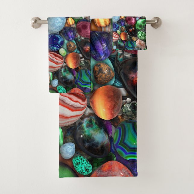 Coloridas piedras pulidas (In situ)