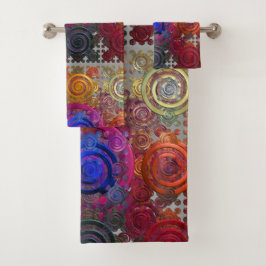 Coloridas placas eléctricas circulares Set de toal