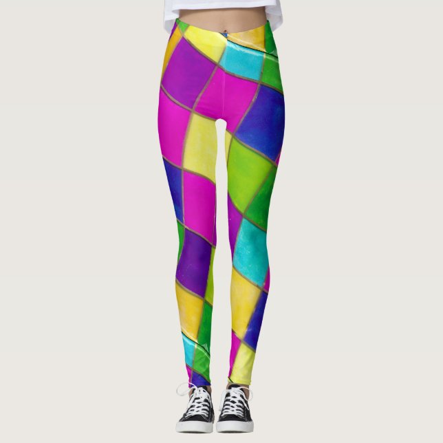 Coloridas Snazzy Leggins Stainglass (Anverso)