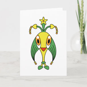 Coloridas tarjetas de felicitación de personajes k