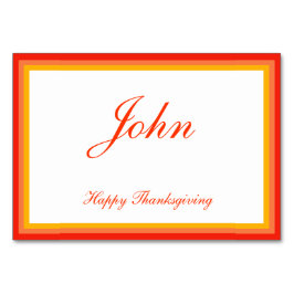 Coloridas tarjetas de la plaza de Acción de Gracia