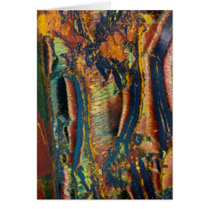Colorido abstracto de un ojo de tigre