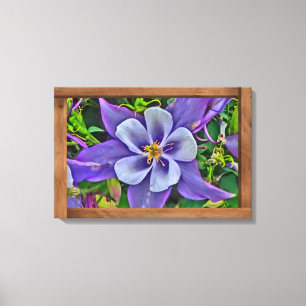 Colorido arte de lienzos florales en Colorado