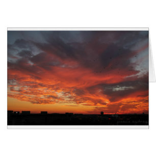 Colorido atardecer