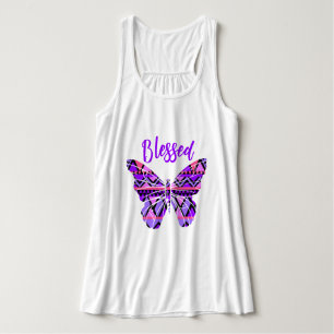 Colorido Blessed Butterfly Tank Top
