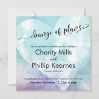 Colorido Boda posponed cambio de planes