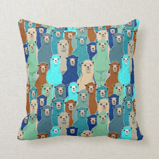 Colorido Cojín decorativo floral alpaca