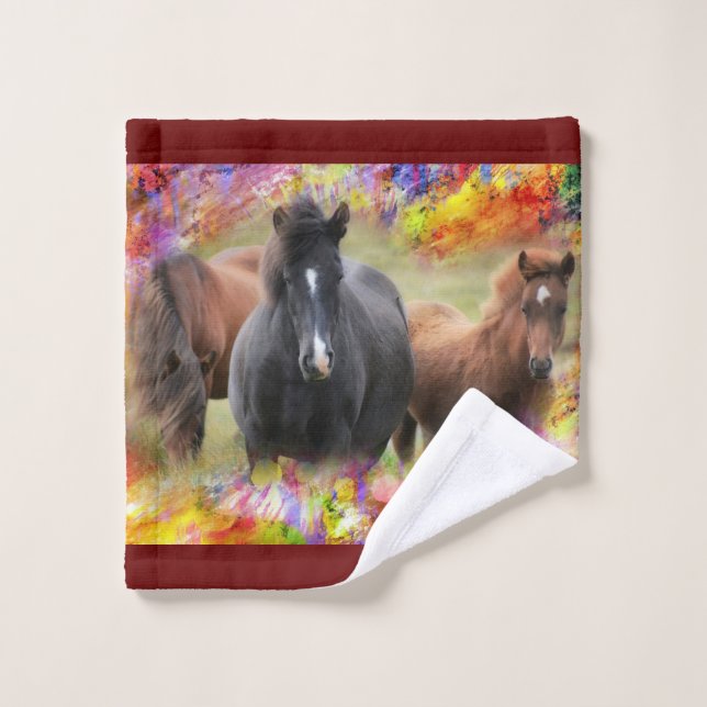 Colorido de caballos (Toallita)