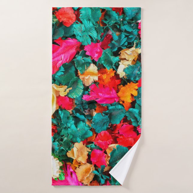 Colorido de flor seca spotpourri,aroma,aromaterapi (Toalla de baño)