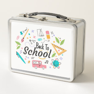 Colorido de vuelta a la escuela Personalizado Lunc
