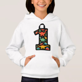 Colorido diseño de camisas de dinosaurios