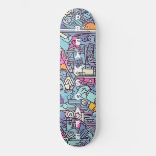 Colorido Dreamscape Adventure Skateboard