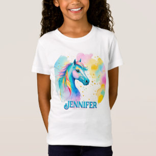 Colorido espíritu personalizado Pony 10 camiseta d