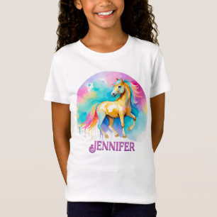 Colorido espíritu personalizado Pony 13 camiseta d