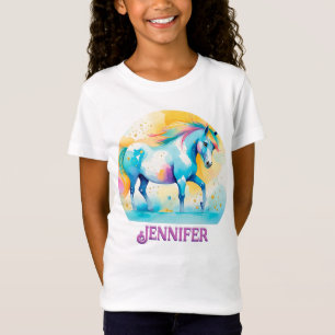 Colorido espíritu personalizado Pony 14 camiseta d