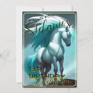 Colorido Espíritu Pony 59 Invitación de cumpleaños