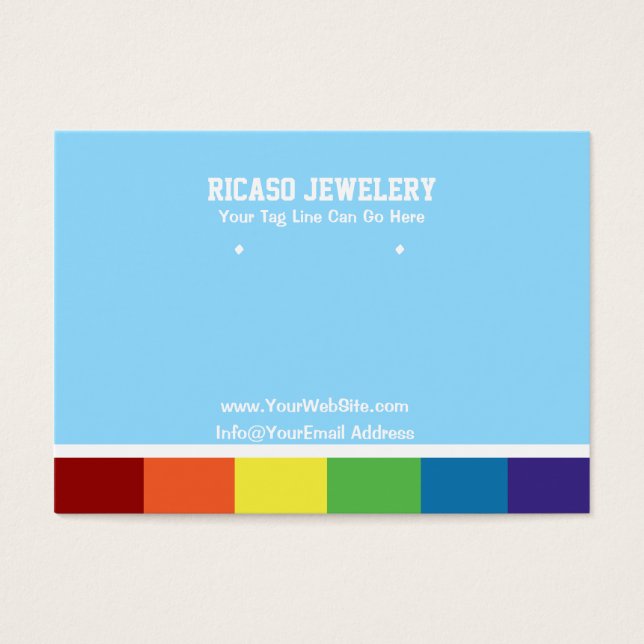 Colorido fondo arcoiris (Frente)