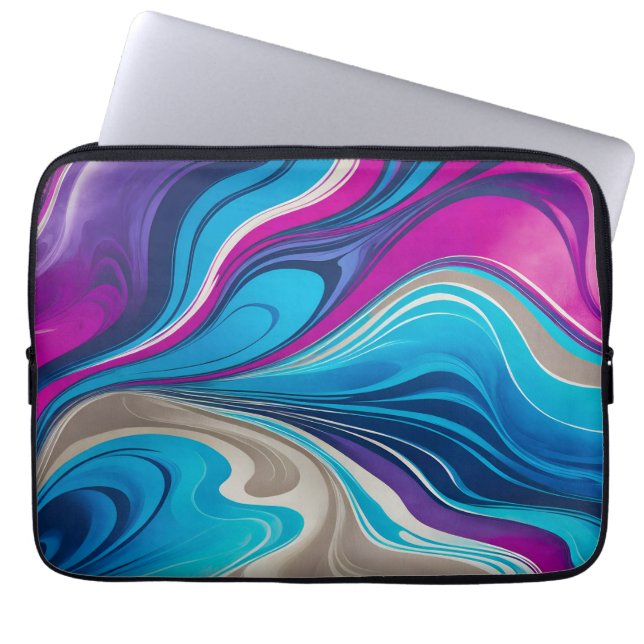 Colorido Funda de portátil Art Paper Marble (Frente)