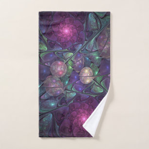 Colorido Glittering Moderno Resumen Arte Fractal