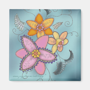 Colorido Imán de Daffodils