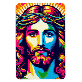 ¡Colorido imán Jesús!
