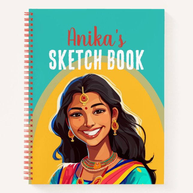 Colorido libro de dibujo Chica adolescente persona (Anverso)