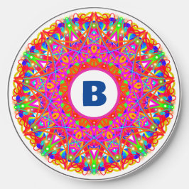 Colorido Mandala Boho Inicial