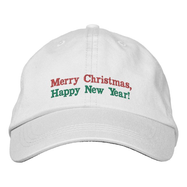 Colorido, Navidades, Año Nuevo, Gorra bordado (Anverso)