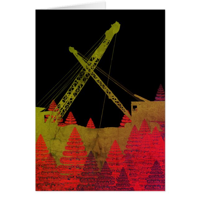 Colorido Operador de Grúa Ingeniero Operativo Fant (Frente)