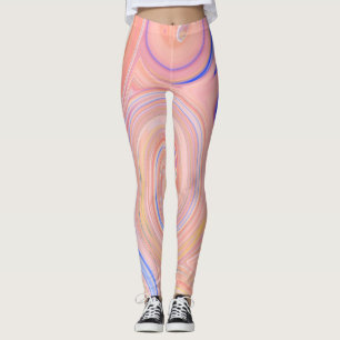 Colorido patrón rápido Leggings