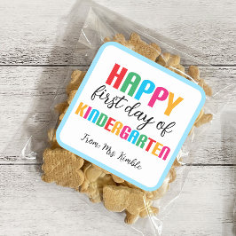 Colorido Pegatina de la escuela infantil (plaza)