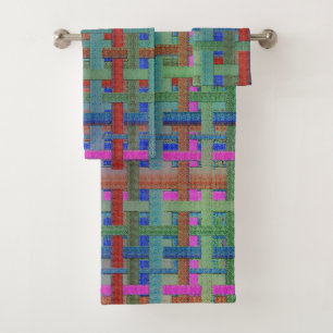 Colorido "plaid" de la abuela, con baño de tela