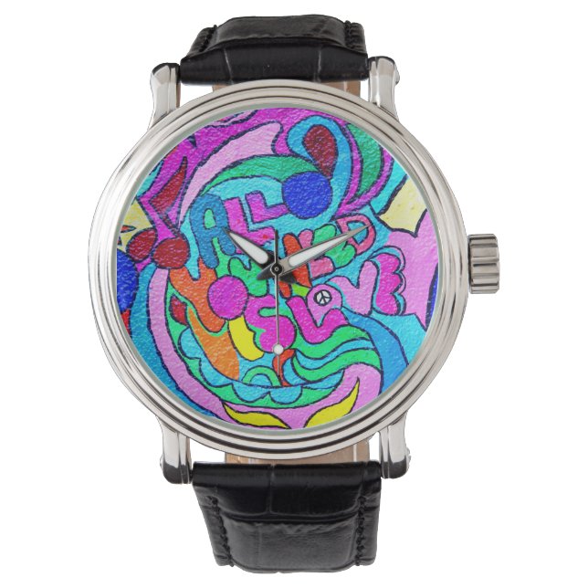 colorido reloj de amor (Anverso)