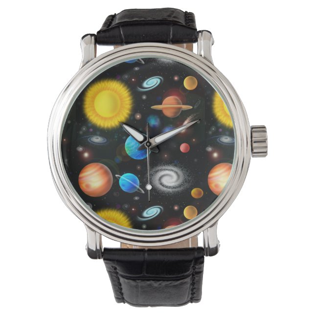 Colorido reloj de astronomía universal (Anverso)