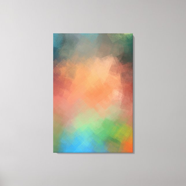 Colorido Resumen Arte Amarillo Rojo Azul Verde Mod (Anverso)