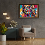 Colorido Resumen Diseño de arte pop femenino<br><div class="desc">Sumérjase en un mundo vibrante de expresión artística con nuestra "colorida Poster de diseño de arte pop femenino". Esta fascinante obra de arte combina maravillosamente el espíritu audaz del arte pop con el encanto cautivador del diseño abstracto. Los colores vivos y los detalles intrincados crean una impresionante experiencia visual que...</div>