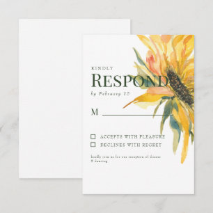 Colorido Stem Wedding RSVP