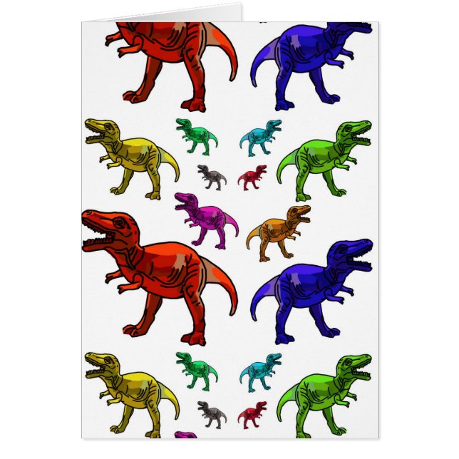 Colorido T-Rex (Frente)