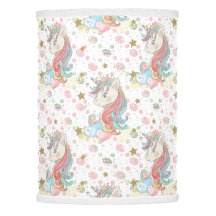 Colorido unicornio amarillo rosa Verde azulado