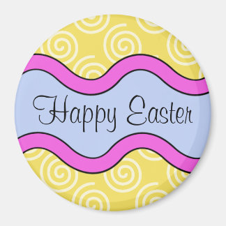 Colorido y feliz imán de Pascua