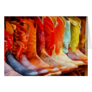 Coloridos boots de vaquero
