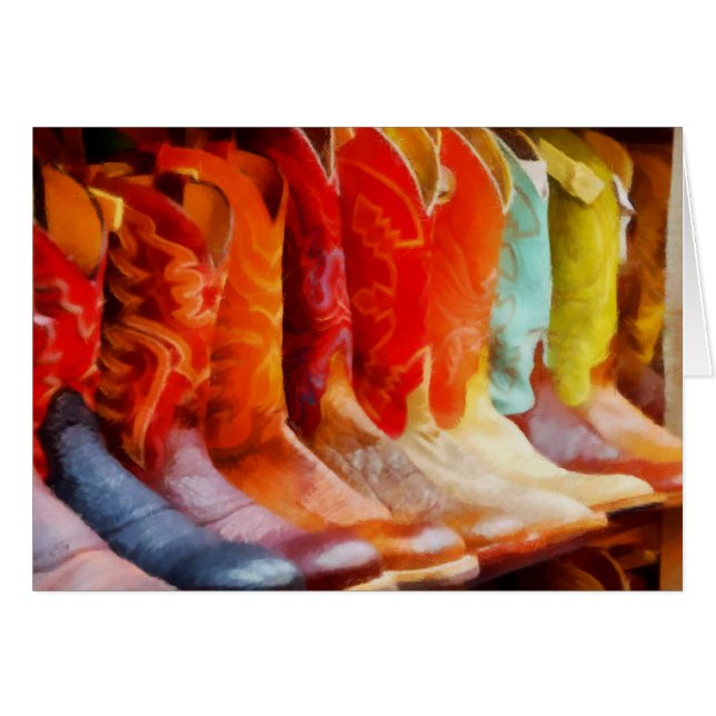 Coloridos boots de vaquero (Anverso (Horizontal))
