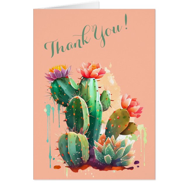 Coloridos Cactus Blooms (Frente)
