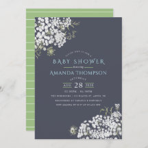 Coloridos de moda Invitación a Baby Shower de Baby