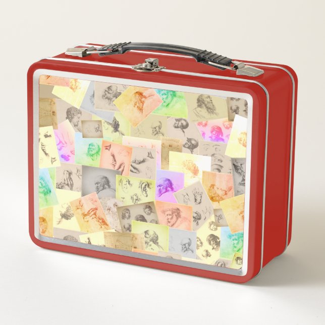 Coloridos estudios de lápiz antiguos (Anverso)