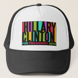 Coloridos gorras de Hillary Clinton 2016