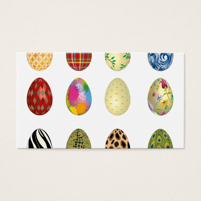 coloridos huevos de Pascua (Frente)