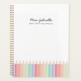 Coloridos lápices Personalizados Planificador de A