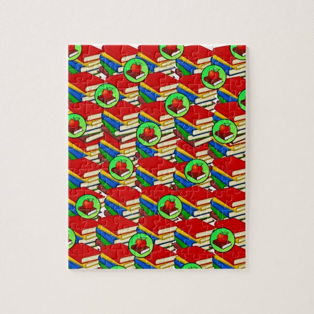 Coloridos libros Jigsaw Puzzle Daisy (Vertical)