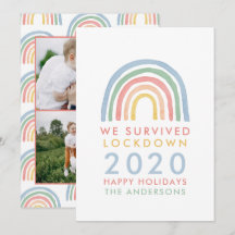Coloridos Navidades del arco iris sobrevivimos al 